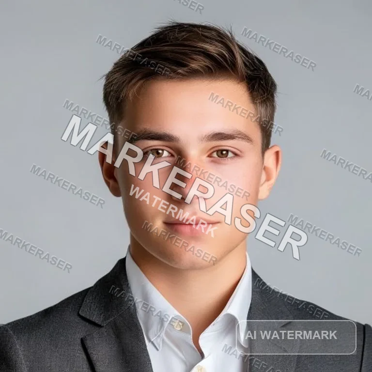 AI watermark removal example
