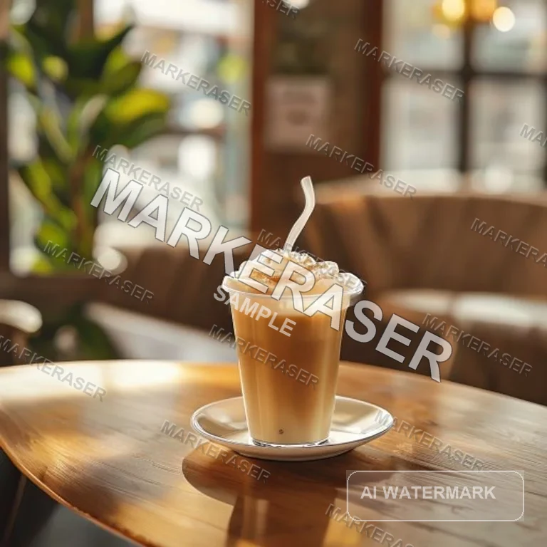 AI watermark removal example